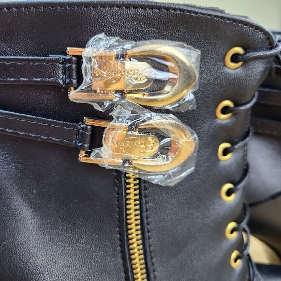 🩵NWOT Black Platform Ankle Boots Size 8 - Picture 13 of 14